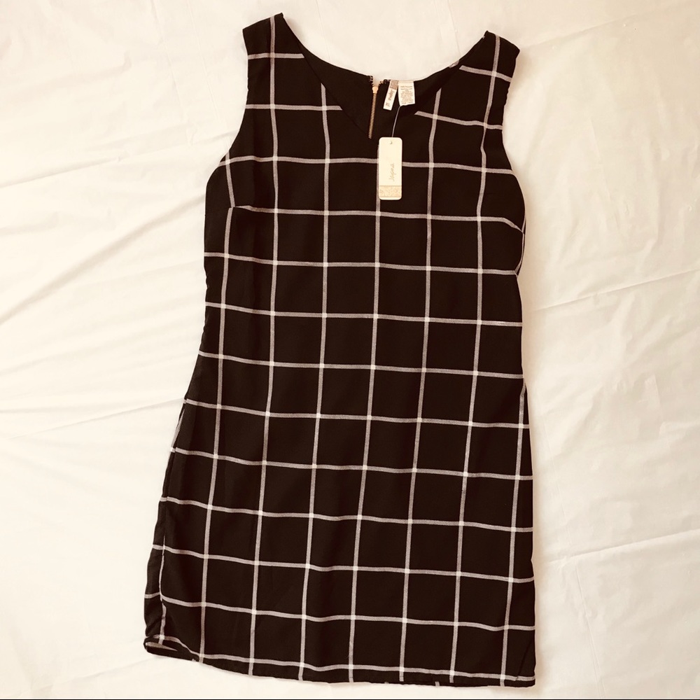 NEW Japana Black White Fitted Sheath Dress 12 14 - Picture 4 of 4
